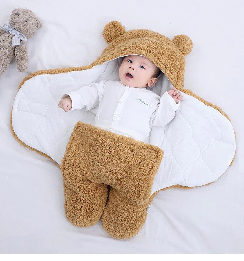 Cobertor de Ursinho para Bebe Dormir - Seguro e Confortável